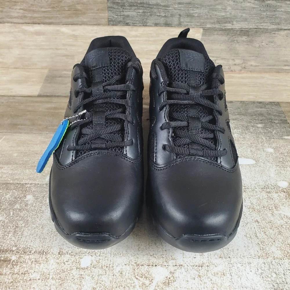 Reebok Sublite Cushion Tactical‎ Mens Shoes Sz 8.5 Black Lightweight Alloy Toe